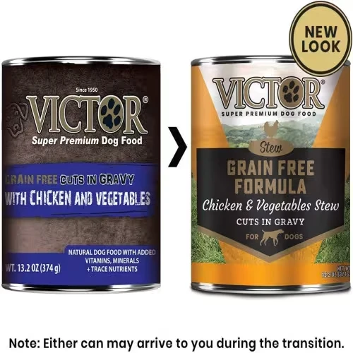 VICTOR Super Premium Grain-Free Chicken & Vegetables Stew Dog Food - Delicious, Nutritious, and Allergy-Friendly