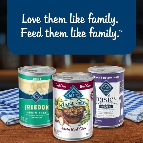 Delicious Blue Buffalo Blue's Stew Grain-Free Wet Dog Food - Hearty Beef Stew for Your Beloved Pet