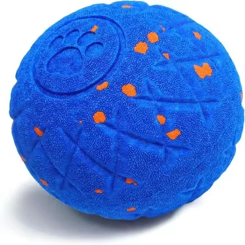 SCHITEC Smart Interactive Dog Toy Ball: Automatic Bouncing, Moving & Vibrating Motorized Chase Toy for High-Energy Medium & Large Dogs | Durable ETPU for Mental & Physical Stimulation (Blue)