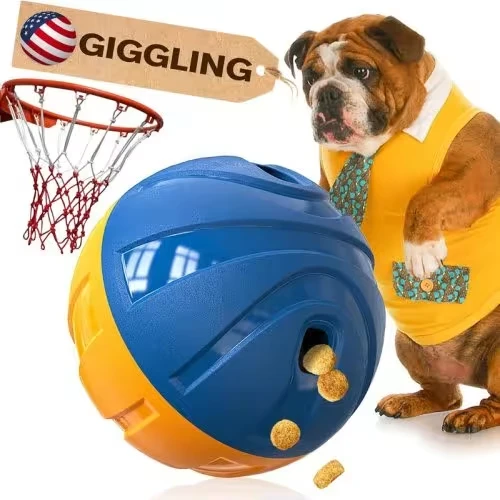 KADTC Dog Treat Giggling Ball - Interactive Puzzle Toy for Engaging Play and Healthy Eating for Medium to Large Dogs