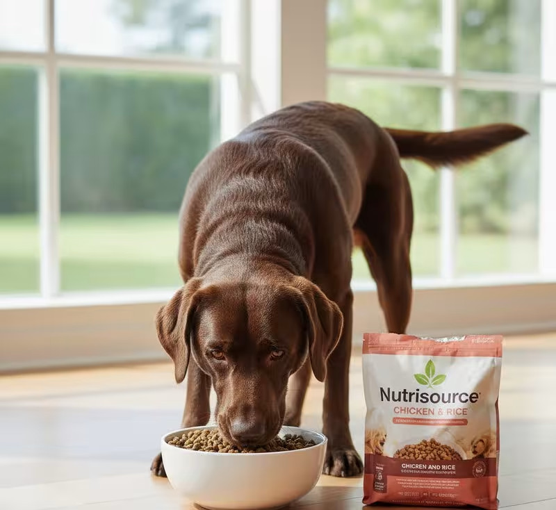 Nutrisource Chicken and Rice feeding guide